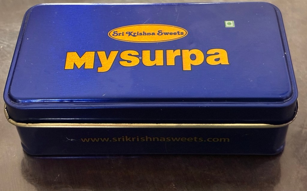 Mysurupak at Krishna sweets