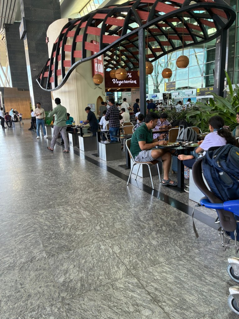 Ooru Canteen at Arrival gate of Bengaluru Airport
