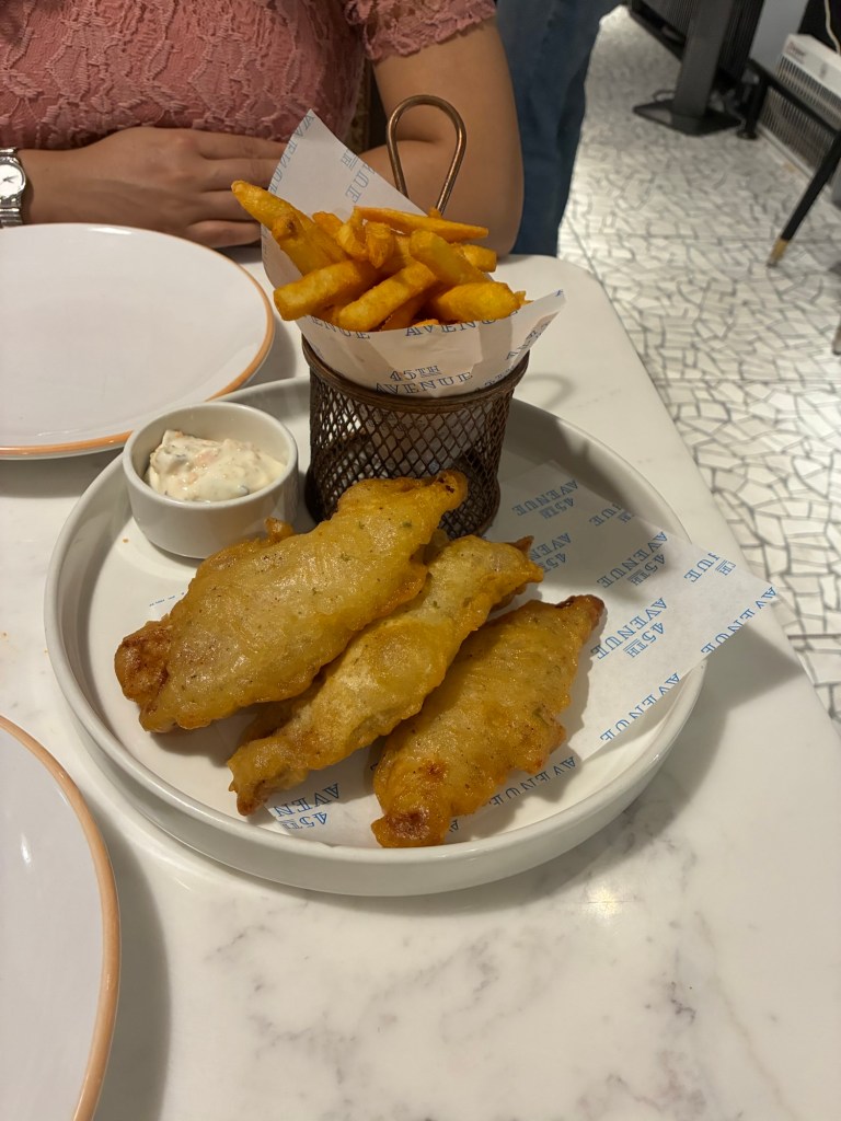 British fish and chips