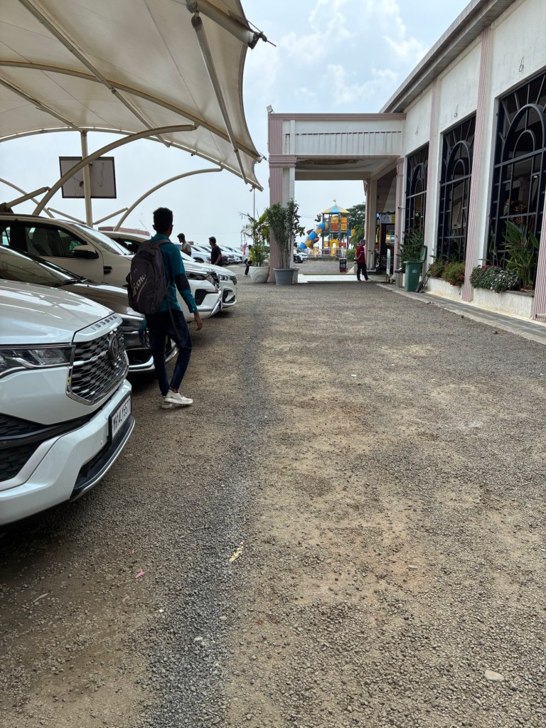 Parking at Hotel Ashok