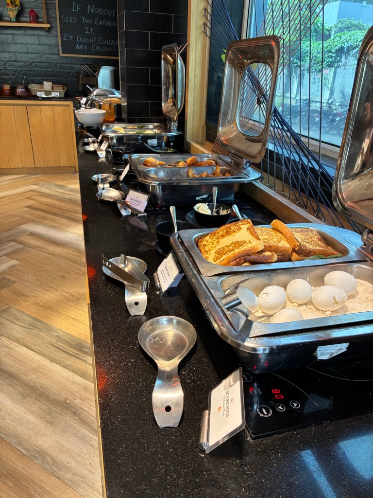 Buffet breakfast at Ginger Hotel Nashik